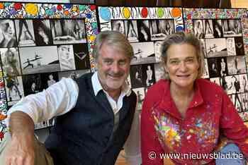 Henk Van Cauwenbergh en prinses Delphine stellen samen kunstwerk voor