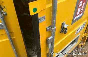 POL-PDLD: B10/LD-Nord - ED in Baucontainer