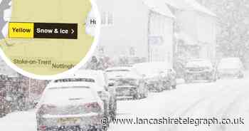 15-hours of snow and ice set to hit Blackburn as temperatures plunge to -3C
