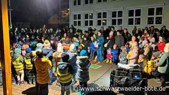 Martinstag gefeiert: Kinder ziehen mit Laternen durch Effringen