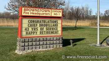 From cadet to chief, Mich. fire chief retires after 43 years
