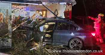 Dangerous Bromley driver crashes father's BMW into family house