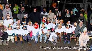 Martinsfest in Altensteig: An Stelle der Gänse schnattern Grundschüler