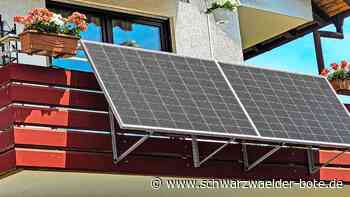 Energiewende in Bad Liebenzell: Balkon-Solaranlagen werden jetzt flexibler gefördert