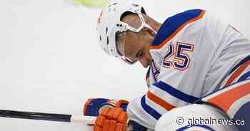 Edmonton Oilers expect Darnell Nurse to miss 5-10 days after hit to the head
