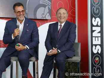 Before seeing the Senators, Gary Bettman will meet with Mayor Mark Sutcliffe