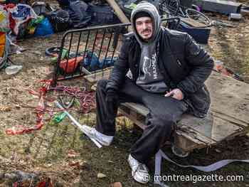 Homeless encampment on Notre-Dame St. to be dismantled Thursday