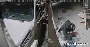 ‘Shocking’: Dump truck used in attempted e-bike heist in Richmond, B.C.