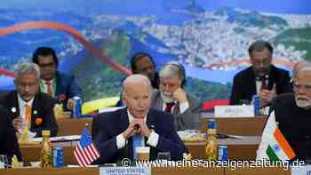 G20 in Rio: Bidens langsamer Abschied von der Weltbühne