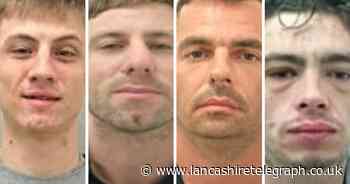 These are the four most wanted men in East Lancashire this week