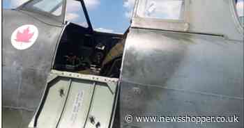 Spitfire IXT cockpit canopy detaches mid-flight from Biggin Hill airport