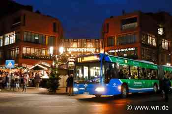 Zum Weihnachtsmarkt umfahren Busse die Innenstadt