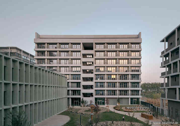 Rundpfeiler am Fluss
 - Mixed-Use-Quartier in Lyon von David Chipperfield Architects