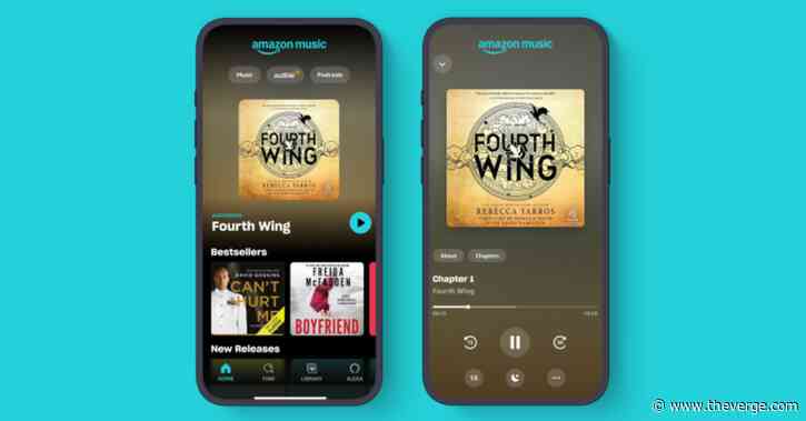Amazon Music Unlimited now includes a free audiobook each month