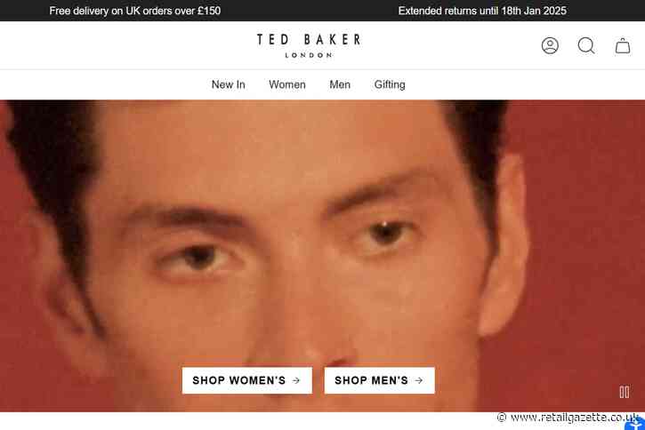 Ted Baker relaunches website in the UK