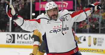 Ovechkin on track to break Gretzky’s NHL career goals record