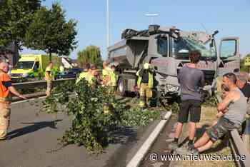 Vier maanden rijverbod voor dronken vrachtwagenbestuurder die door middenberm reed