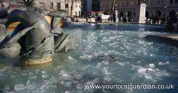 London issued a yellow weather warning for ice TONIGHT