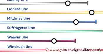 Big changes to London Overground names and colours set to be rolled out