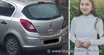 Chilling images show car 'used to carry dead body of woman' in Ilford
