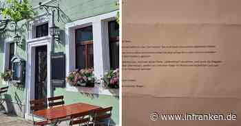 Drohbrief gegen Weinstube Torbäck in Volkach: Selbst Fernsehen berichtet über Fall