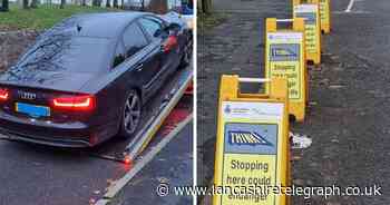 Police make shock discovery after driver parked illegally outside school