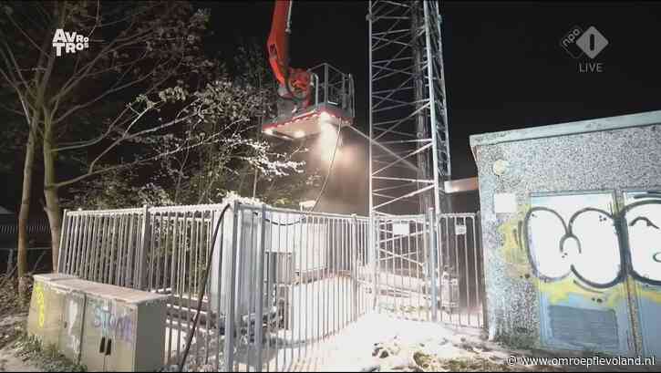 Almere - Almeerder veroordeeld voor brandstichting bij zendmast politie, maar hoeft cel niet in