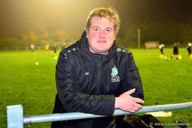 Van derde afdeling naar vierde provinciale, het was even aanpassen voor Meise B-coach Joris De Vleeschouwer: “Ja, het is anders, maar ik wou nu eenmaal in het voetbal blijven”