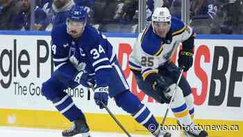 Leafs captain Matthews in Germany to receive treatment for upper-body injury