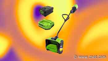Get Over Half Off the Greenworks Snow Shovel Before the Next Snow Storm Hits