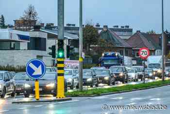 Nieuwe verkeerstellingen op conflictvrije kruispunten op Kuringersteenweg
