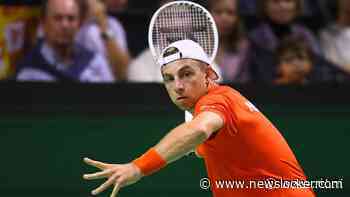 Griekspoor in Davis Cup onderuit tegen Alcaraz, stand gelijk