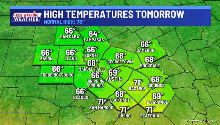 Coldest air of the season blows in overnight