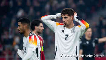 DFB-Elf gibt Sieg gegen Ungarn in letzter Sekunde aus der Hand