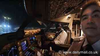 Pilots capture 'multiple UFOs' dancing around their Boeing passenger jet flying over Egypt