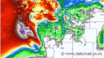 'Bomb cyclone' maps reveal West Coast states set to endure hurricane-like conditions
