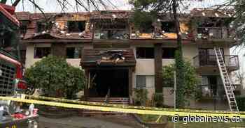 RCMP suspect arson in Burnaby apartment fire that displaced 100 people