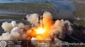 Raketensystem „Starship“ meistert Testflug - mit Makel