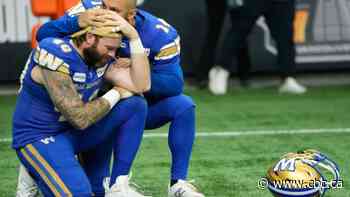 Blue Bombers clean out their lockers after 3rd straight Grey Cup loss