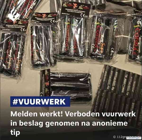 Politie neemt illegaal vuurwerk en vuurwerkpistool in beslag