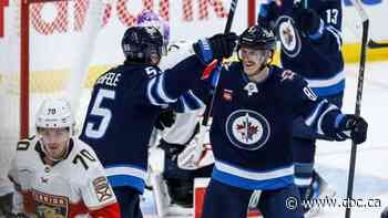 Scheifele's 9th career hat trick helps Jets down defending champion Panthers 6-3