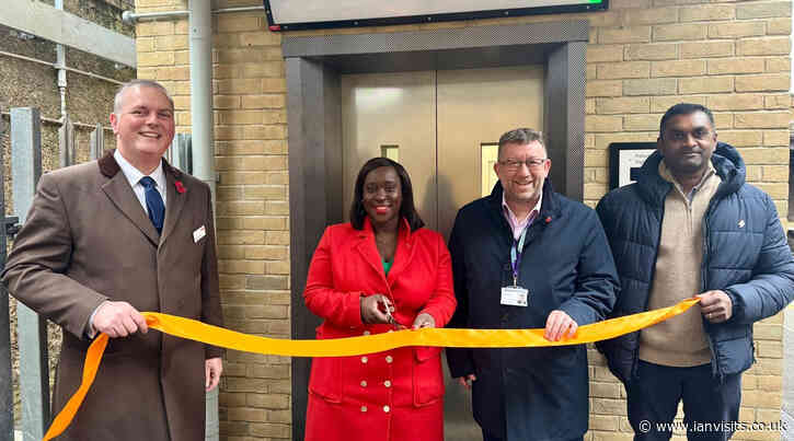 Plumstead railway station’s new lifts formally opened