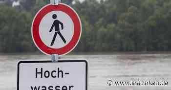 Starke Regenfälle in Franken: Erste Warnungen vor Überschwemmungen