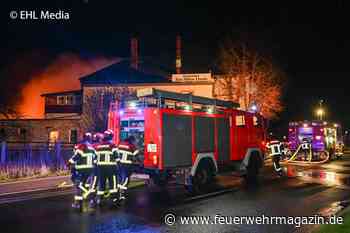 Gasthof in Flammen