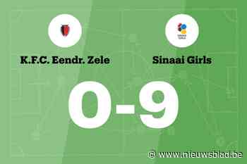Vijf opeenvolgende overwinningen voor Sinaai Girls na 0-9 zege tegen Eendracht Zele B