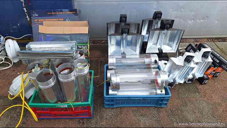 Lelystad - Controle in 55 Lelystadse bedrijfspanden, spullen voor wietplantage gevonden