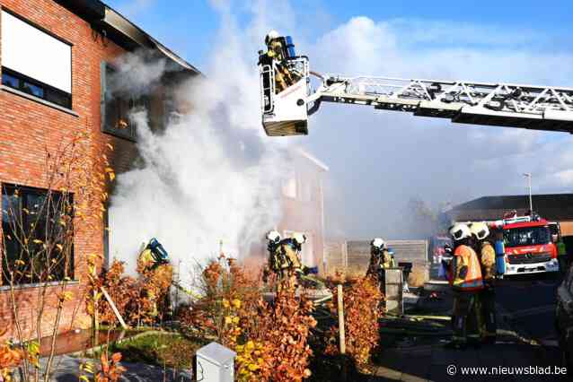 Uitslaande brand vernielt rijwoning: “Twee honden en konijn hebben het niet overleefd, bewoonster zwaargewond”