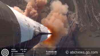 SpaceX launches giant Starship rocket, but passes up catching it with mechanical arms