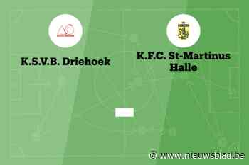 Wedstrijd tussen SVB Driehoek en Halle afgelast