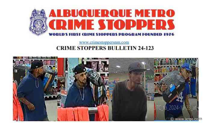 Albuquerque Crime Stoppers looking for trio accused of robbing PetSmart